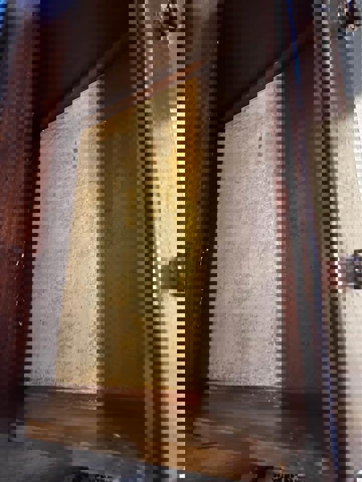 antique mahogany large display cabinet sideboard wall unit comes into 3 parts