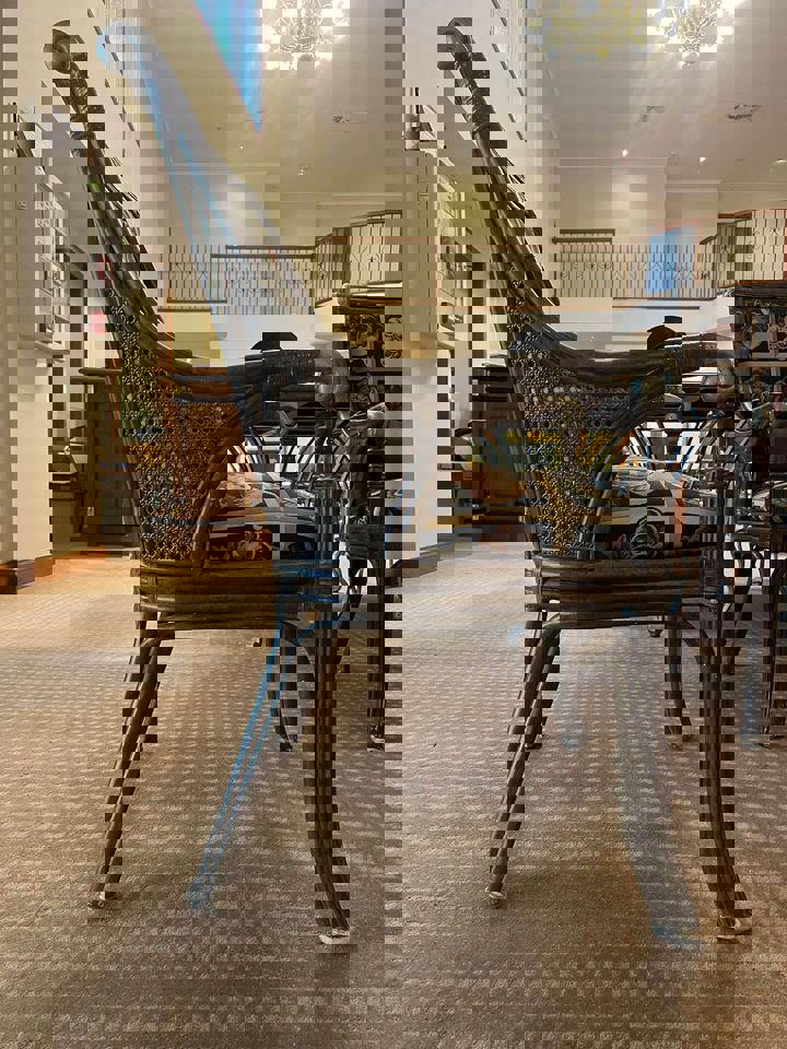 Antique chairs still strong firm and solid light weight 3 pieces available