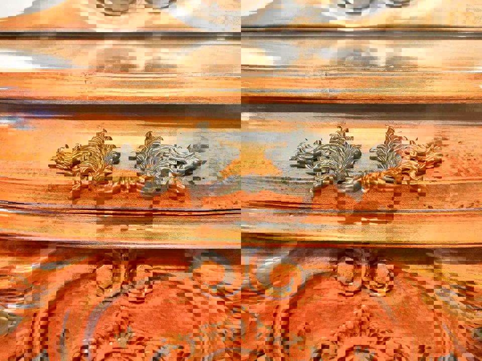 Rococo Antique Reproduction Dressing Tables hall stand with hand carved lady