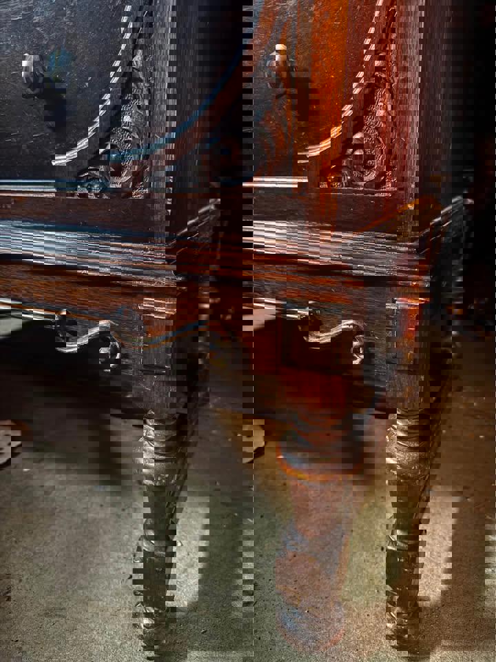 Vintage mahogany dresser solid timber tall boy chest of drawers sideboard