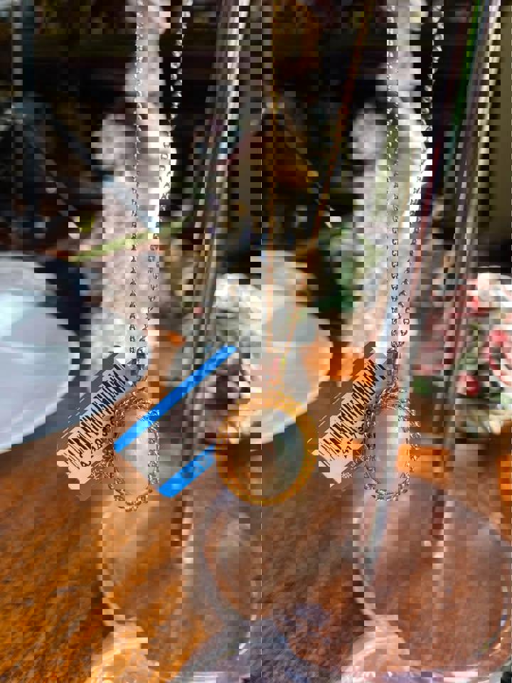 Gold plated s925 silver natural Mabe sea water Pearl necklace