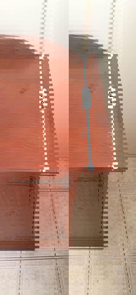 Solid timber refurbished sideboard antique style tall boy chest of drawers