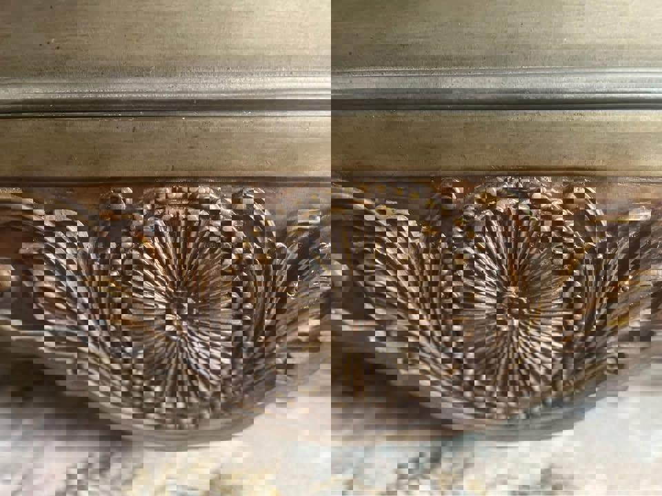 Baroque antique marble top chest of drawers hall stand Morocco style