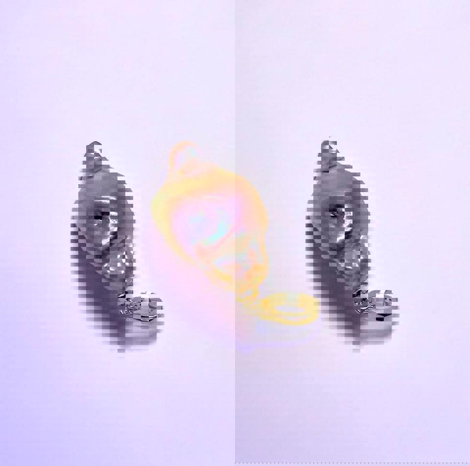 S925 baroque diamond style natural Freshwater Pearl Pendant with certificate