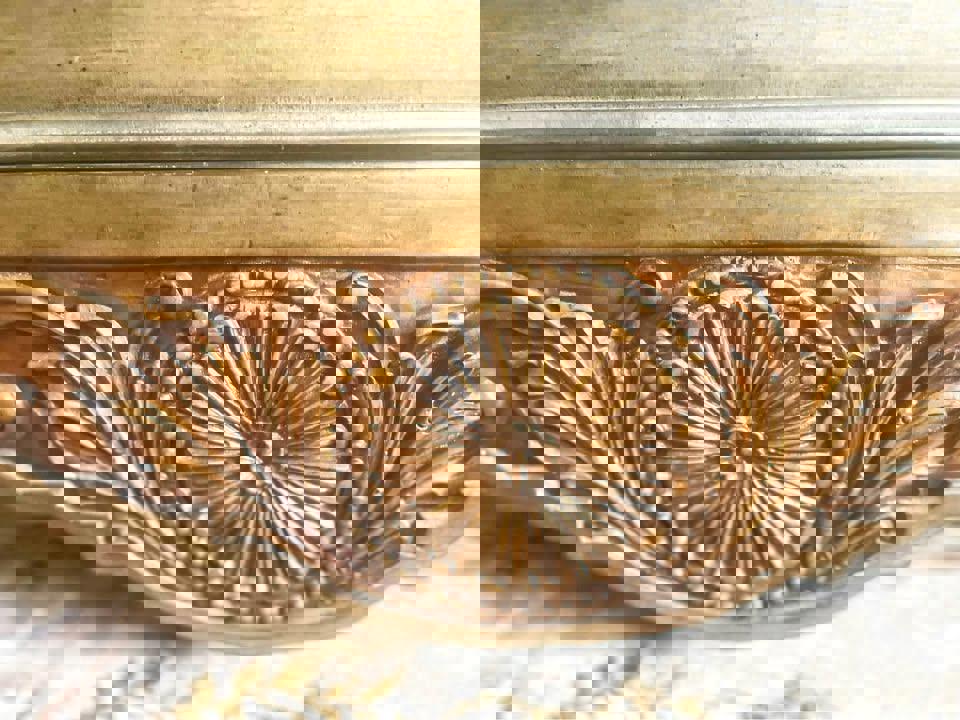 Baroque antique marble top chest of drawers hall stand Morocco style