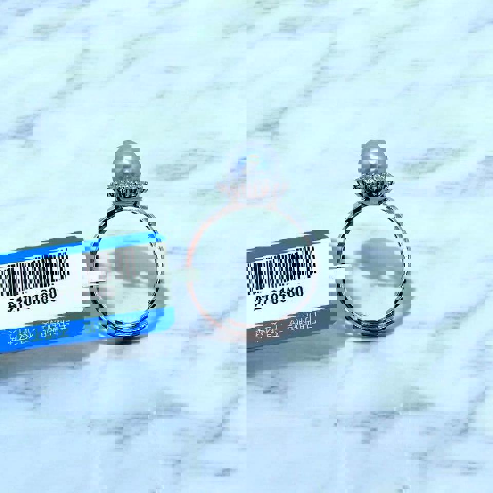 7mm Tahitian South Sea Pearl Lea Ring with certificate