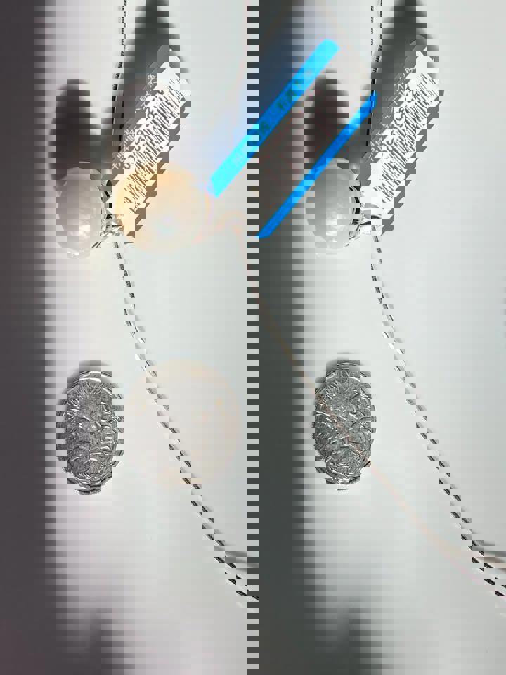 16mm giant natural pearl pendent in s925 necklace with certificate