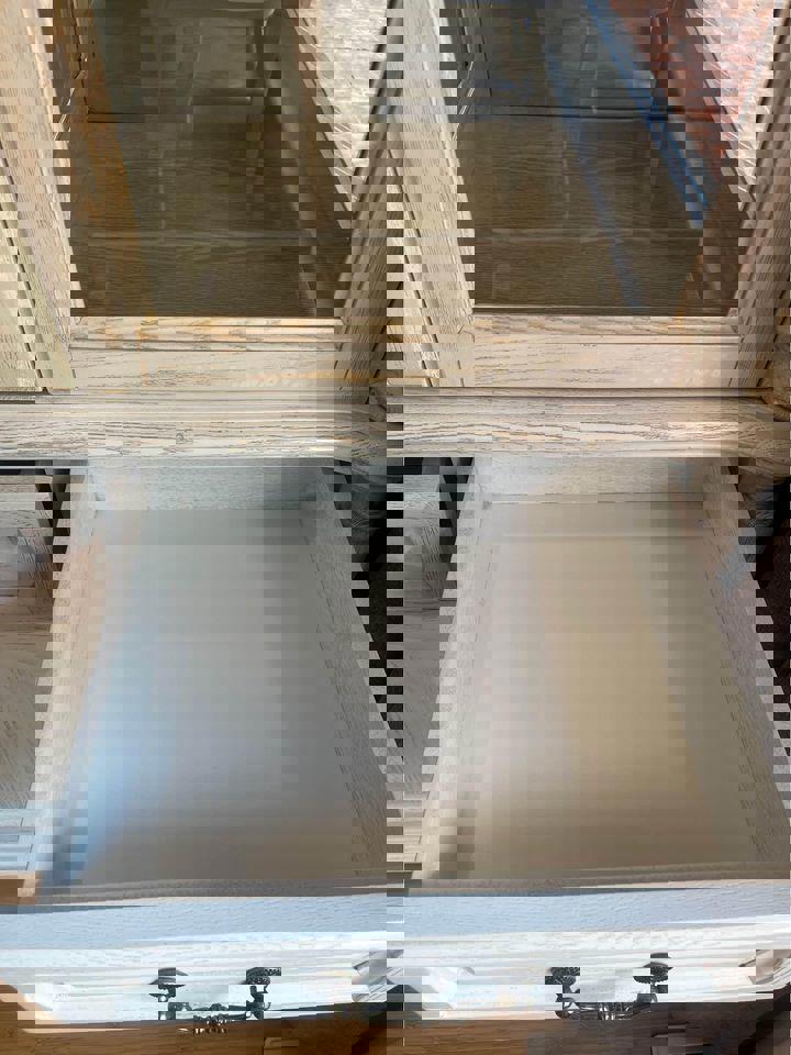 French antique style solid timber buffet ex display furniture new condition