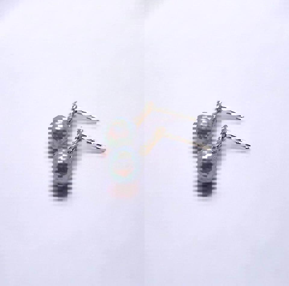 S925 seawater Tahitian Pearl Earrings with certificate