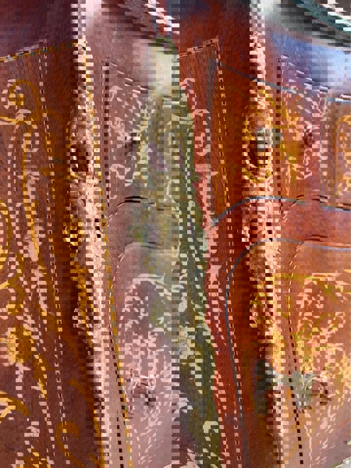 82x40x80h cm Elegant French 18th Century Commode Louis XV hall stand marble top