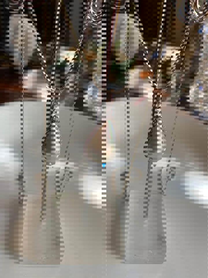 Fine Jewelry Solid 18K Gold tear drop Sea Water Mabe Pearls Pendants certificate