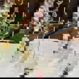 natural ruby pendant and ring set in S925 adjustable