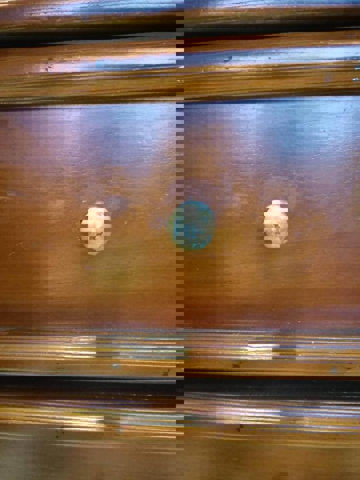 105×46×87h cm tall boy chest of drawers sideboard TV unit solid timber refurbished