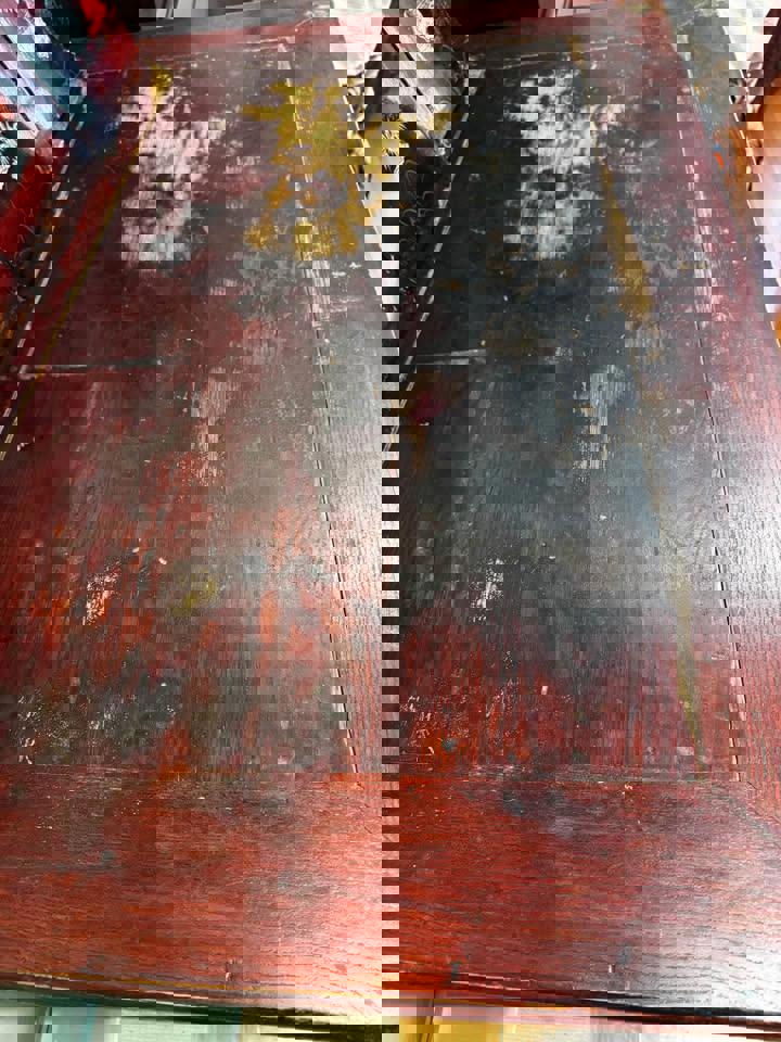 116h x 100w x 67d cm antique Chinese wedding cabinet hall stand tall boy 1800s