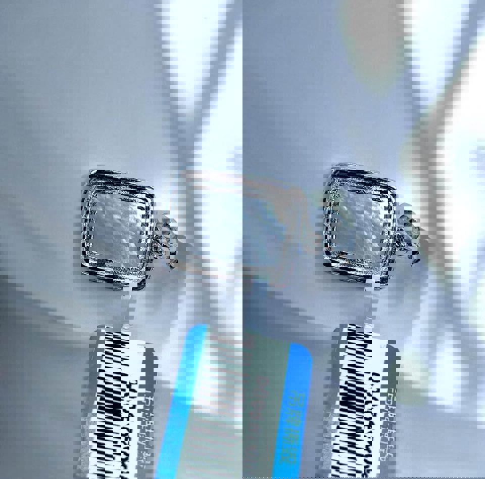 S925 Squares Seawater Mabe Pearl Pendant with certificate