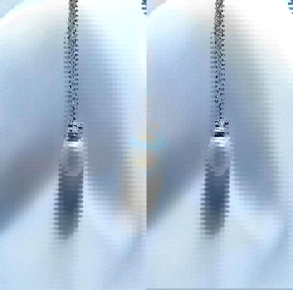 13mm S925 AAA South Sea Pearl Pendant with certificate Akoya pearl