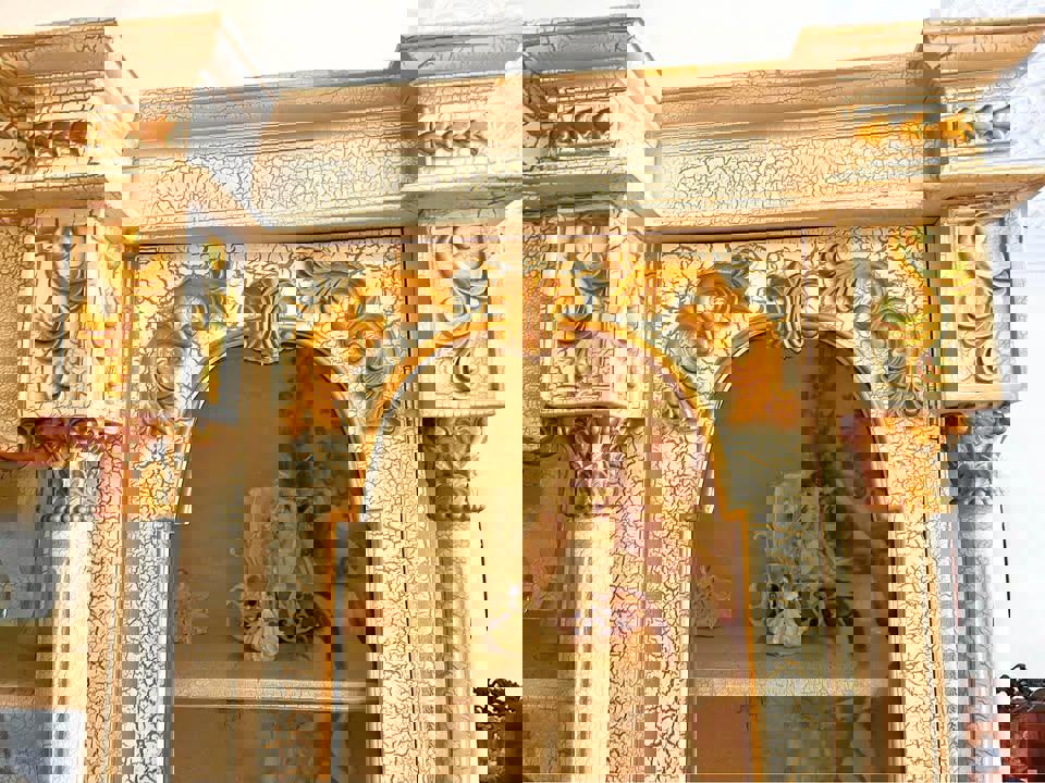 antique white large bookshelf sideboard buffet display cabinet wall unit