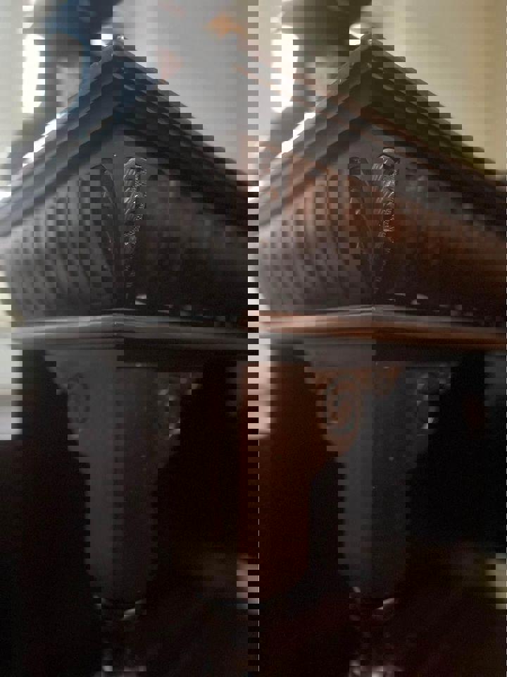 Henry II Walnut Server antique French walnut solid timber sideboard hall stall