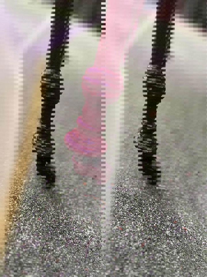 Antique steel single bed frame with wheels solid timber slats and