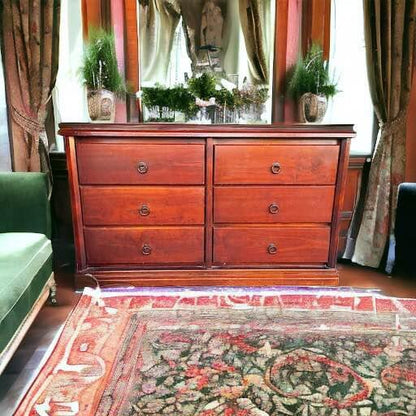 Excellent condition antique sideboard tall boy dresser solid timber