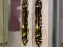 Load image into Gallery viewer, Antique white wall Unit buffet sideboard display cabinet

