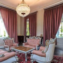 Load image into Gallery viewer, antique white desk wall unit white dining table white sofa set and more
