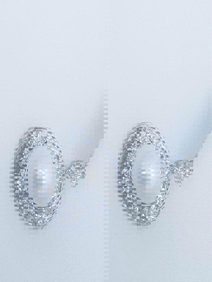 16MM giant natural Freshwater Pearl Pendant in S925 with certificate gift for her