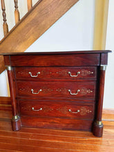 Load image into Gallery viewer, Antique European Brass Inlay Masterpiece cabinet sideboard hall stand hallway
