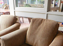Load image into Gallery viewer, Single sofa arm chair feather cushions removable covers w/ wheels 12 piece avail
