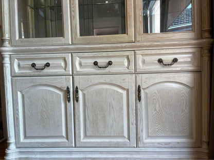 French antique style solid timber buffet ex display furniture new condition