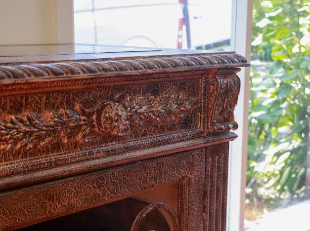 Antique marble top sideboard hall stand cabinet chest of drawers new condition