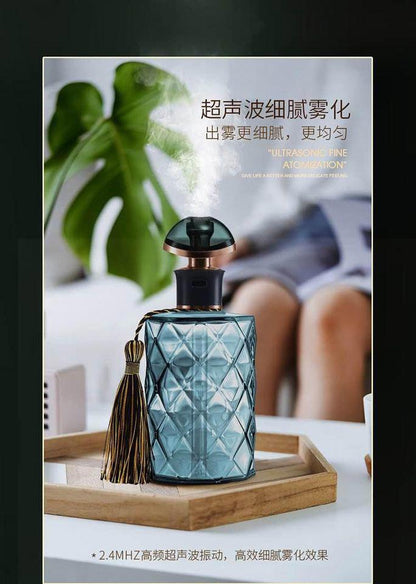 Artisan Aromatherapy Glass Diffuser Set - Elegant Home Decor