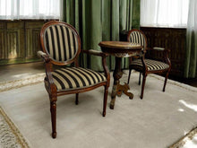 Load image into Gallery viewer, LOUIS XV Elegant Antique Round Side Table with Ornate Gold Detailing
