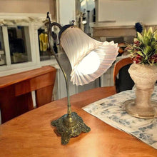 Load image into Gallery viewer, Antiques Lamp pure brass nice glass cover
