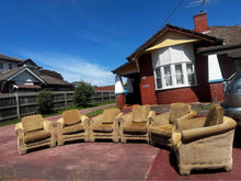 Load image into Gallery viewer, Super comfy single sofa with wheels removable covers of the seat and back
