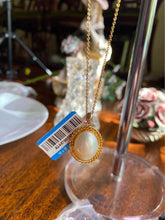 Load image into Gallery viewer, Gold plated s925 silver natural Mabe sea water Pearl necklace
