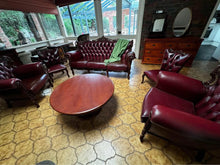 Load image into Gallery viewer, Luxurious Vintage Leather Lounge Suite still perfect condition 7 seats
