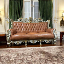 Load image into Gallery viewer, antique white desk wall unit white dining table white sofa set and more
