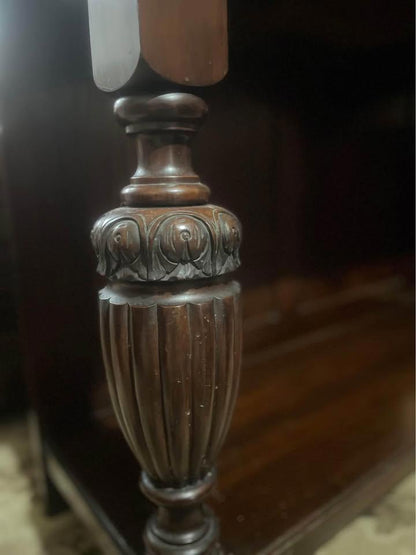 Henry II Walnut Server antique French walnut solid timber sideboard hall stall