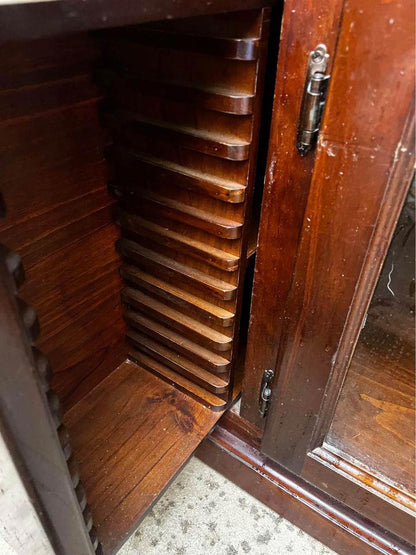 2.2m long TV cabinet solid timber TV stand entertainment table