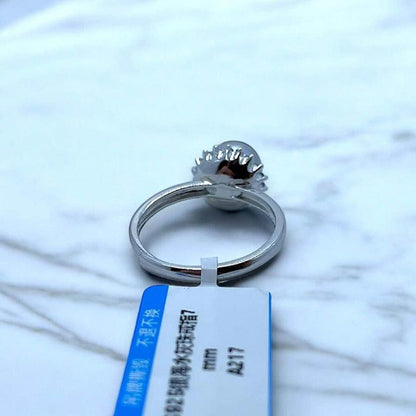 7mm Tahitian South Sea Pearl Lea Ring with certificate