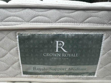 Load image into Gallery viewer, Crown King Pillow Top Mattress (Great Condition) no stains no marks professionally cleaned up
