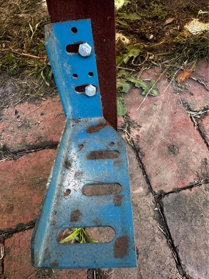 Antique solid mahogany double bed head and tail parts