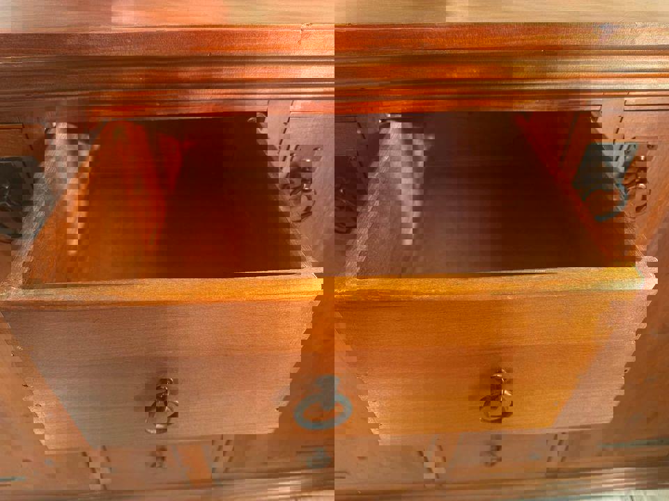 Excellent condition antique sideboard tall boy dresser solid timber