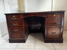 Load image into Gallery viewer, Antique Solid timber Mahogany antique desk 1.35X0.73X0.76h cm
