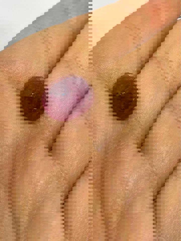 10 ct natural ruby Kashmir Région gift July birthday stone