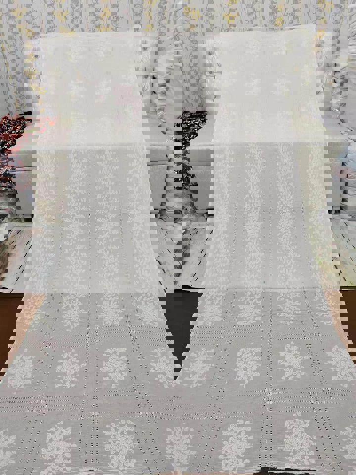 Purely handmade shawls hand craft 3000+hours work highly quality cotton colorful