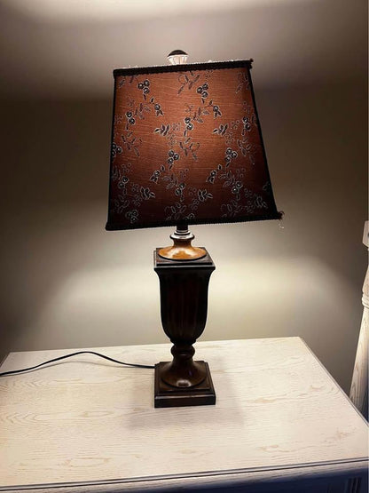 Antique lamp 75 cm tall 23 cm width