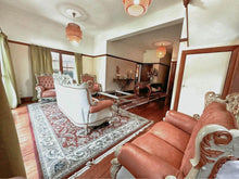 Load image into Gallery viewer, Pink leather high quality sofa set lounge set 7 seats with two coffee tables
