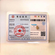 Load image into Gallery viewer, 12mm S925 Seawater Gold Seawater Pearl Pendant with certificate
